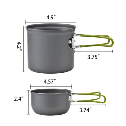 Portable Safety Multi-Purpose Outdoor Camping Pot Set