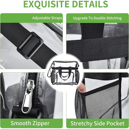 Clear Transparent Tote Bag Handbag