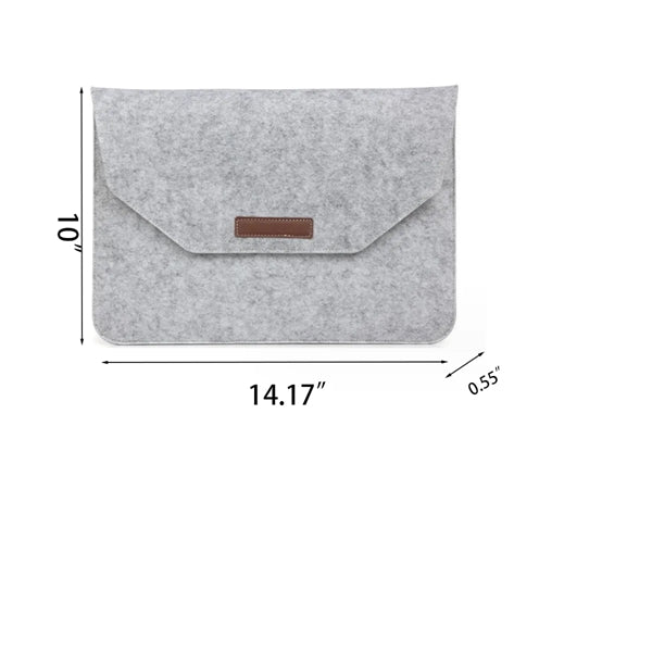 High Quality Felt And Multifunctional Laptop Carry Case
