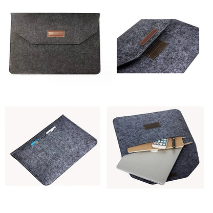 High Quality Felt And Multifunctional Laptop Carry Case