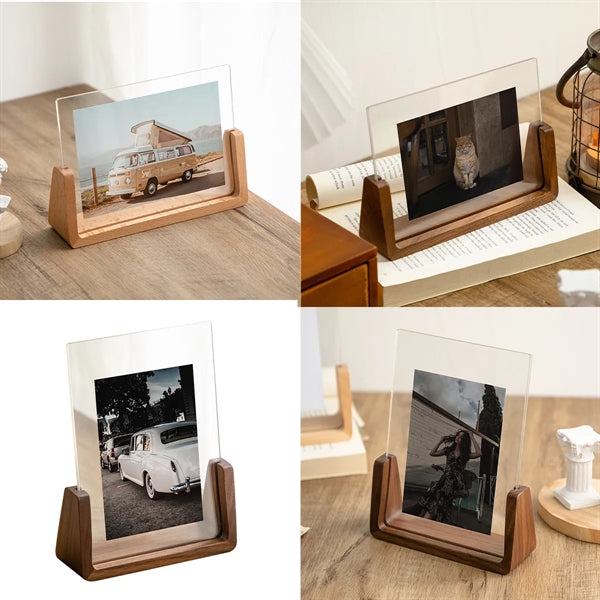 5 Pack U Shape Transparent  Beech Creative Photo Frame