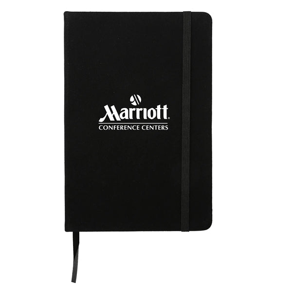 Suede Fabric Hardbound Journal Notebook