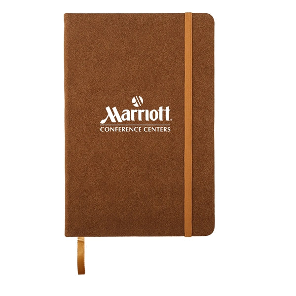 Suede Fabric Hardbound Journal Notebook
