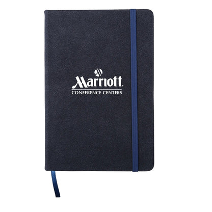 Suede Fabric Hardbound Journal Notebook