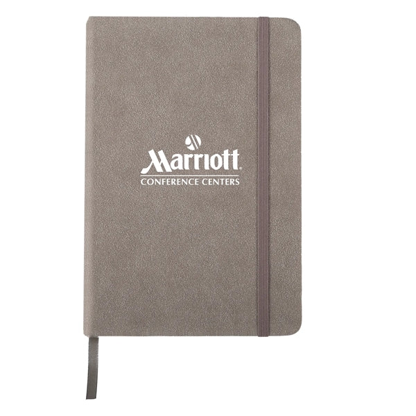 Suede Fabric Hardbound Journal Notebook