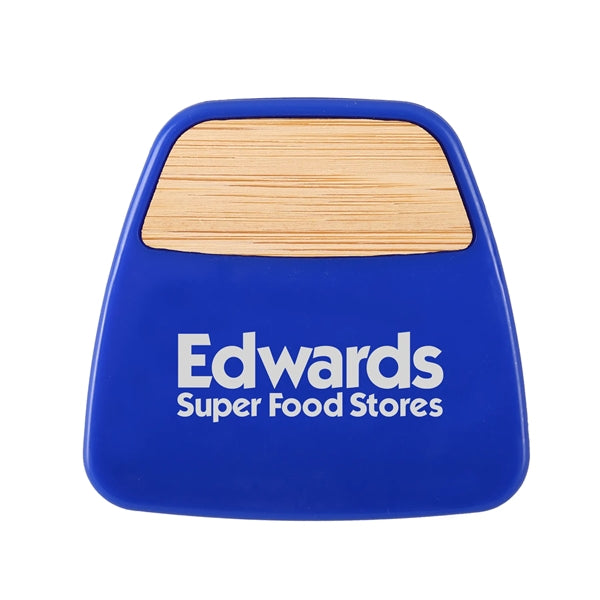 Bamboo Accent Magnetic Clip with Pen Holder
