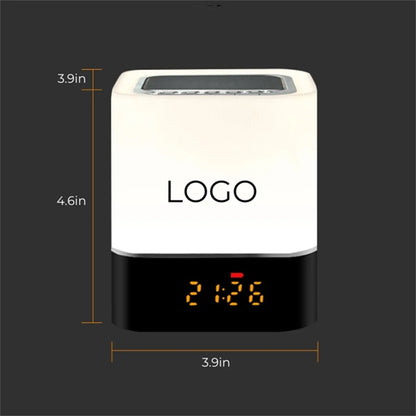 Alarm Clock Bluetooth Speaker Night Light