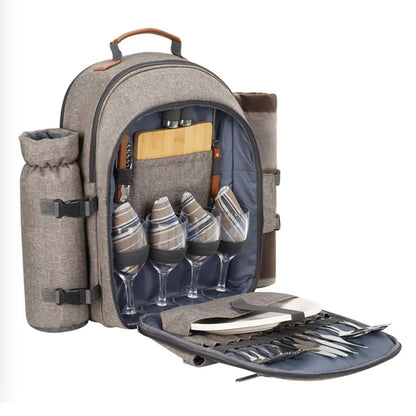 Leakproof Insulated Cooler Picnic Backpack All-Over Printing
