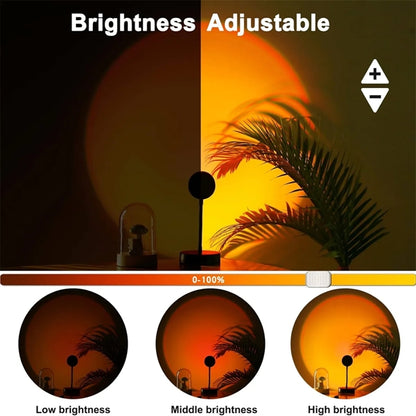 Sunset Projection Lamp with Remote 16 Colors
