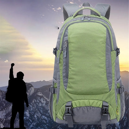 Large Capacity Outdoor Nylon Backpack Breathable Waterproof