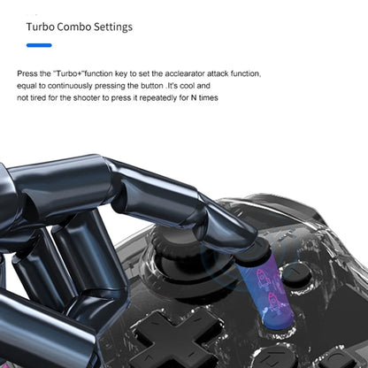 Wireless Game Controller Transparent Gamepad