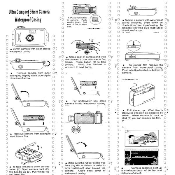 135Film Generic Waterproof Camera
