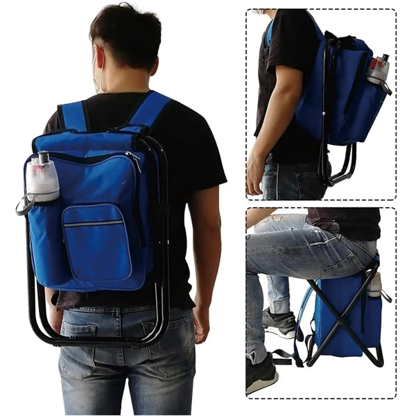 Portable Backpack Cooler Chair