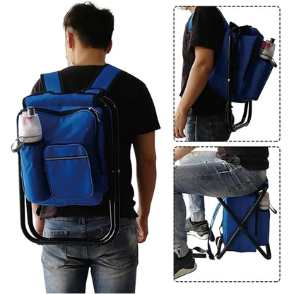 Portable Backpack Cooler Chair