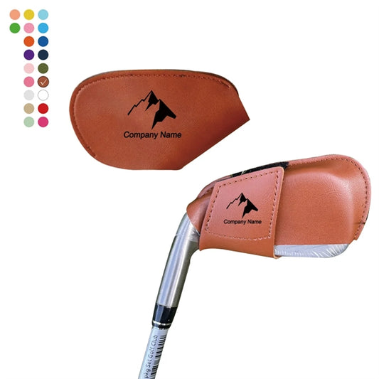 Leather Golf Iron Head Covers