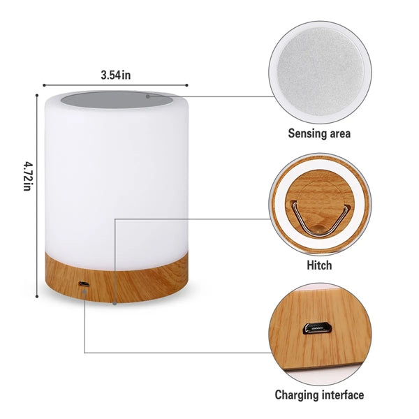 Night Light Touch Lamp for Bedrooms Living Room