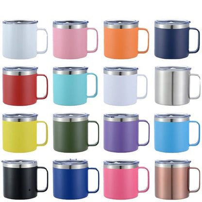 14oz Stainless Steel Tumbler with Handle