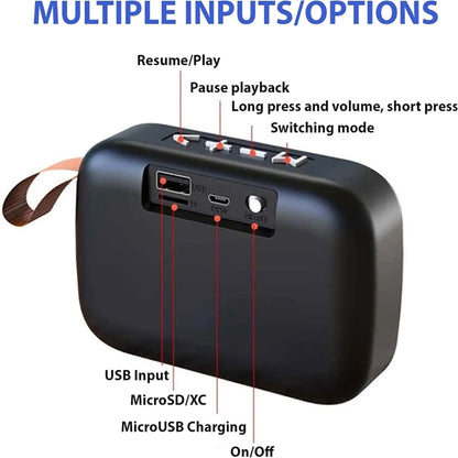Mini Portable FM Radio Wireless Speaker