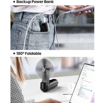 Portable Handheld Fan With Usb Rechargeable