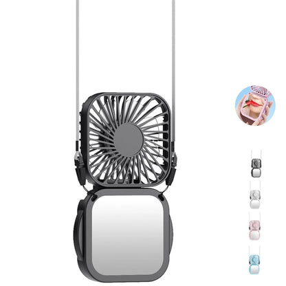 Portable Necklace Mirror Fan