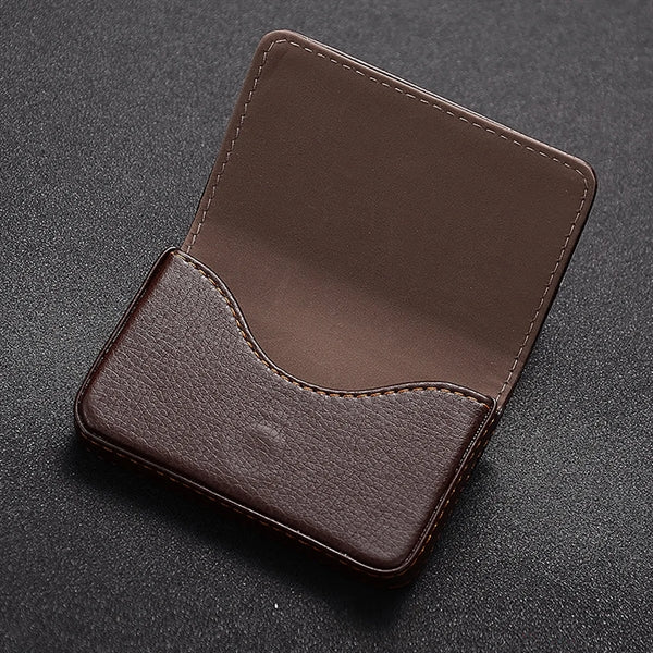 Business Name Card Holder With Magnetic Shut