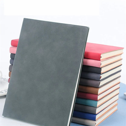 A5 Sheepskin Business Hardcover Pu Leather Journal Notebook