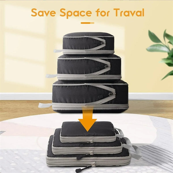 3-Piece Travel Compression Packing Cube