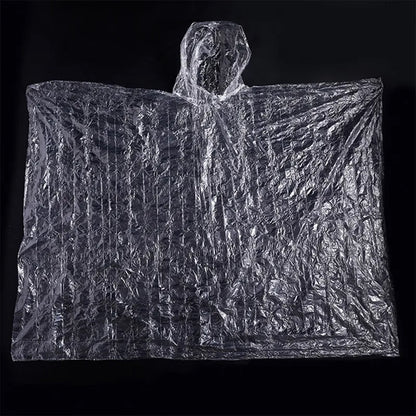 Rain Poncho Portable Disposable Emergency Raincoats
