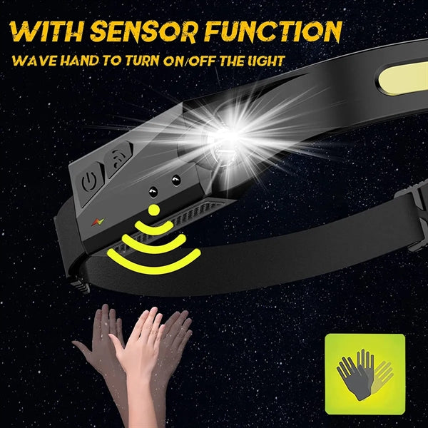 Motion Sensor Head Lamp