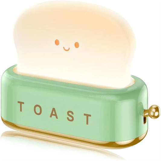 Cute Desk Decor Toaster Lamp Kawaii Night Light