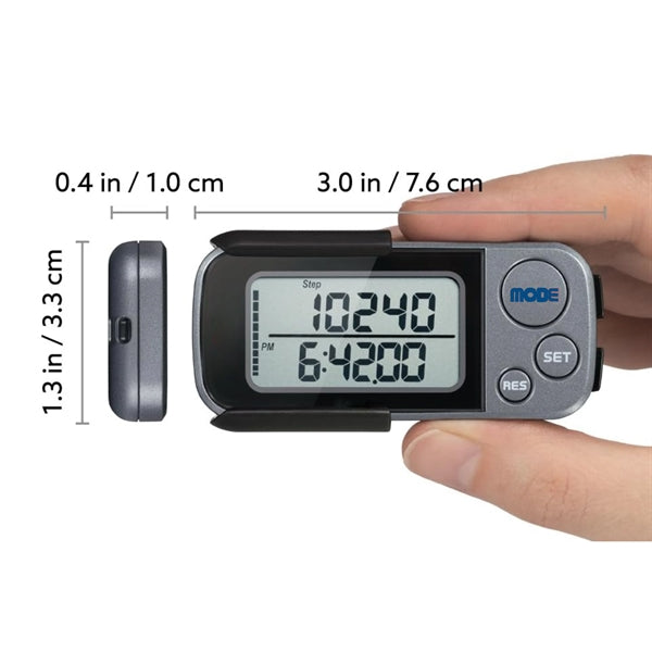 Walking 3D Pedometer with Clip and Strap