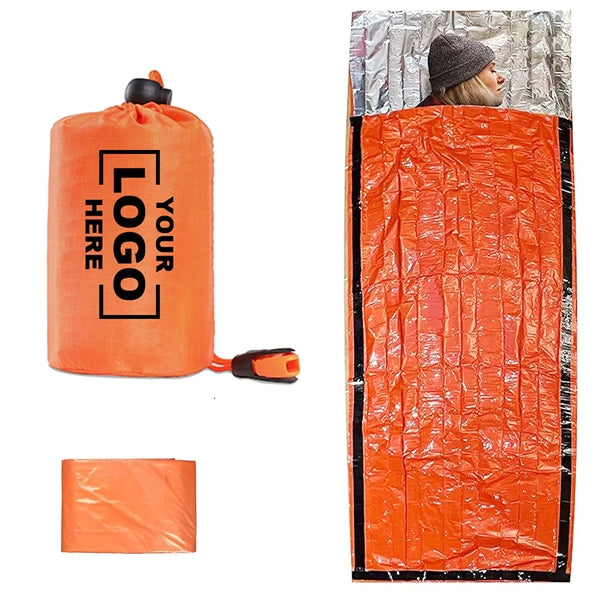 Thermal Survival Emergency Sleeping Bag with Whistle