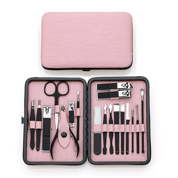 Manicure Set Professional Nail Clippers Kit for Women 18Pcs