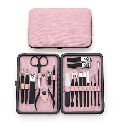 Manicure Set Professional Nail Clippers Kit for Women 18Pcs