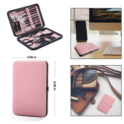 Manicure Set Professional Nail Clippers Kit for Women 18Pcs