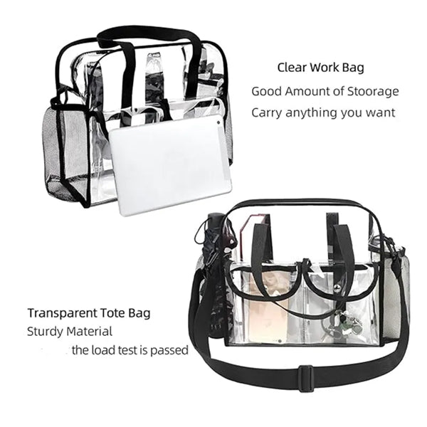 Waterproof Stadium Transparent Clear Tote Bags
