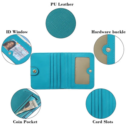 Rfid Blocking Compact Leather Pocket Wallet