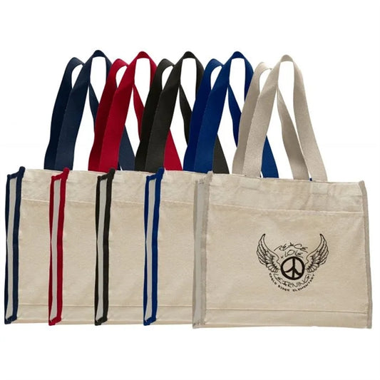 Cotton Tote bag with Self handles