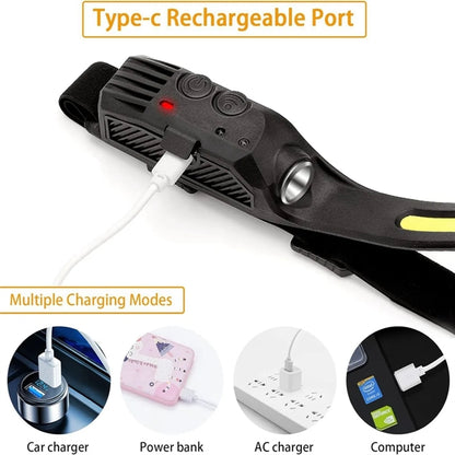 Rechargeable Motion Sensor Headlight