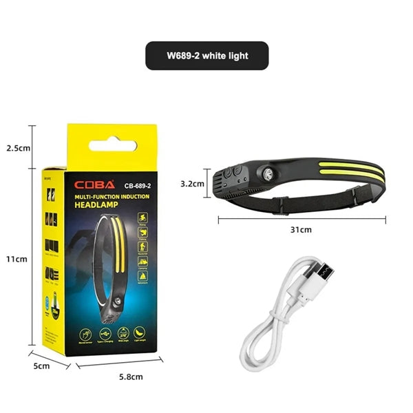 Rechargeable Motion Sensor Headlight