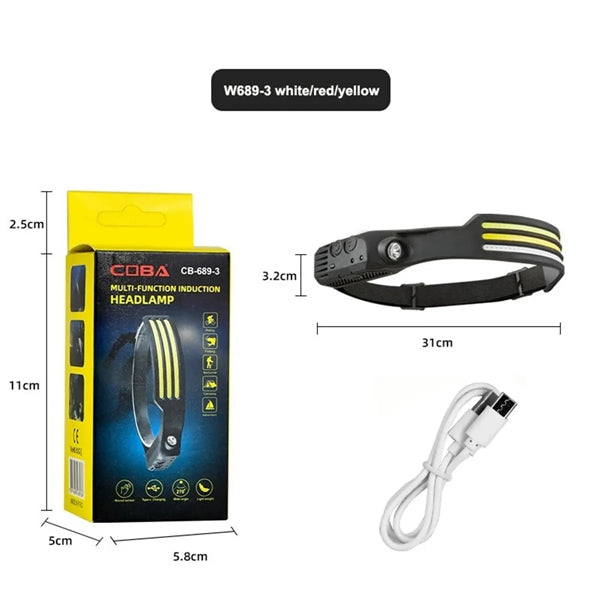 Rechargeable Motion Sensor Headlight