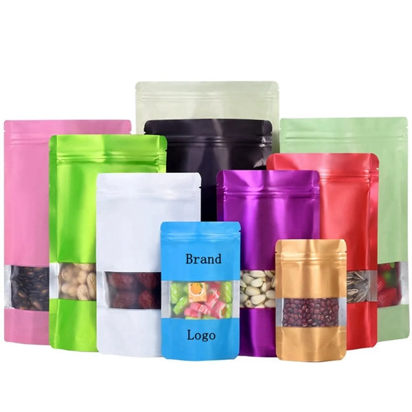 Stand Up Pouch Bag Zip Lock Storage With Window
