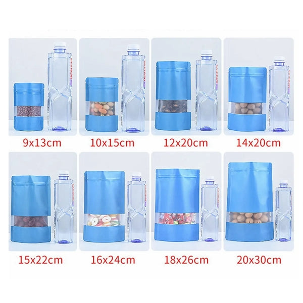Stand Up Pouch Bag Zip Lock Storage With Window