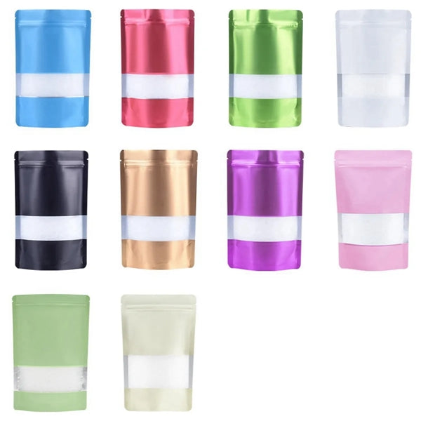 Stand Up Pouch Bag Zip Lock Storage With Window