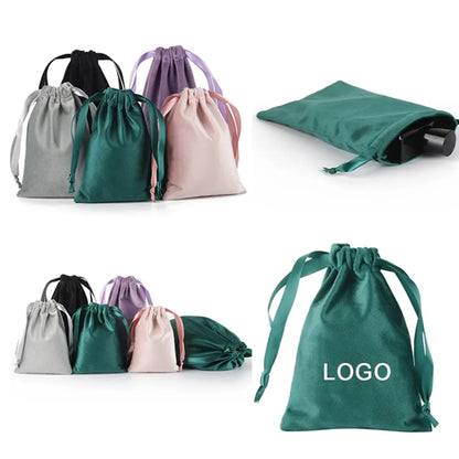 2.8 " x 3.5 "Flannelette Drawstring Storage Bag