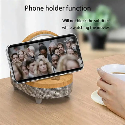 3 in 1 Nightlight Wireless Charger  Bluetooth Speaker