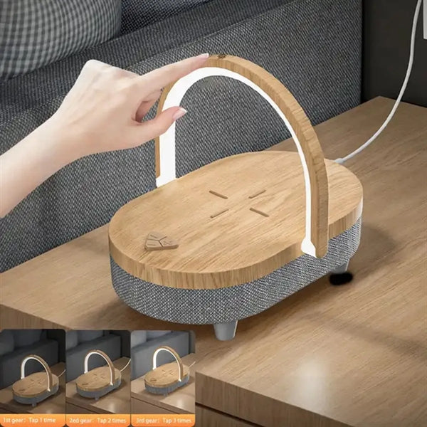 3 in 1 Nightlight Wireless Charger  Bluetooth Speaker