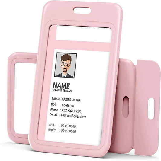Sliding ID Badge Holder