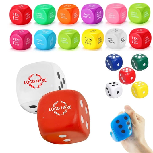 Custom Dice Stress Ball