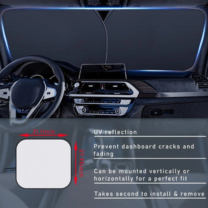 2 PC Auto Windshield Sun Shade